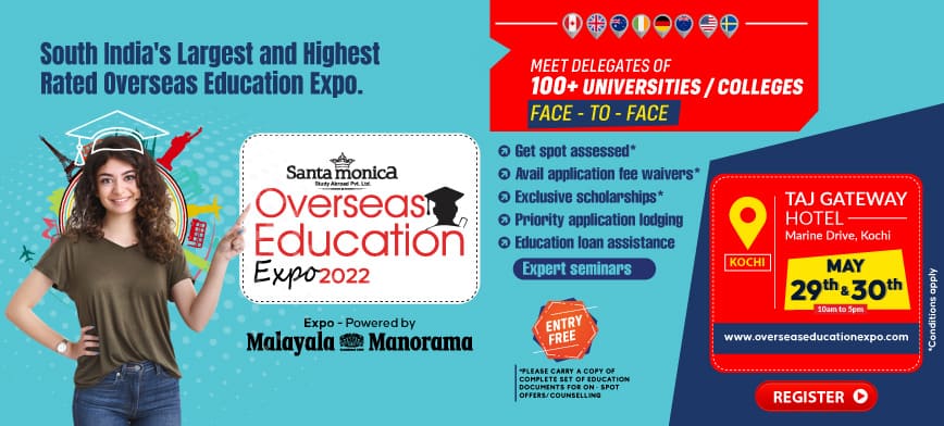 Santamonica Overseas Education  Expo powered by Malayala Manorama