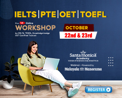 Free Online Workshop : IELTS, PTE, OET, TOEFL – Oct 22, 23