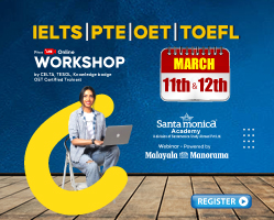 Free Online Workshop IELTS,PTE, OET, TOEFL