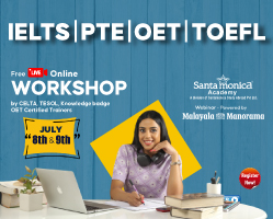 Free Live Online Workshop IELTS, PTE, OET, TOEFL