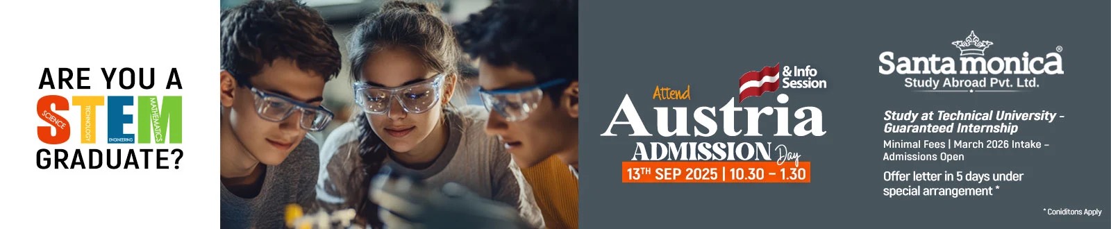 Indo-Austria STEM Initiative-Admission